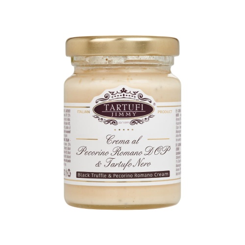 Tartufi Jimmy Crema Pecorino Romano DOP Tartufo Nero 130g