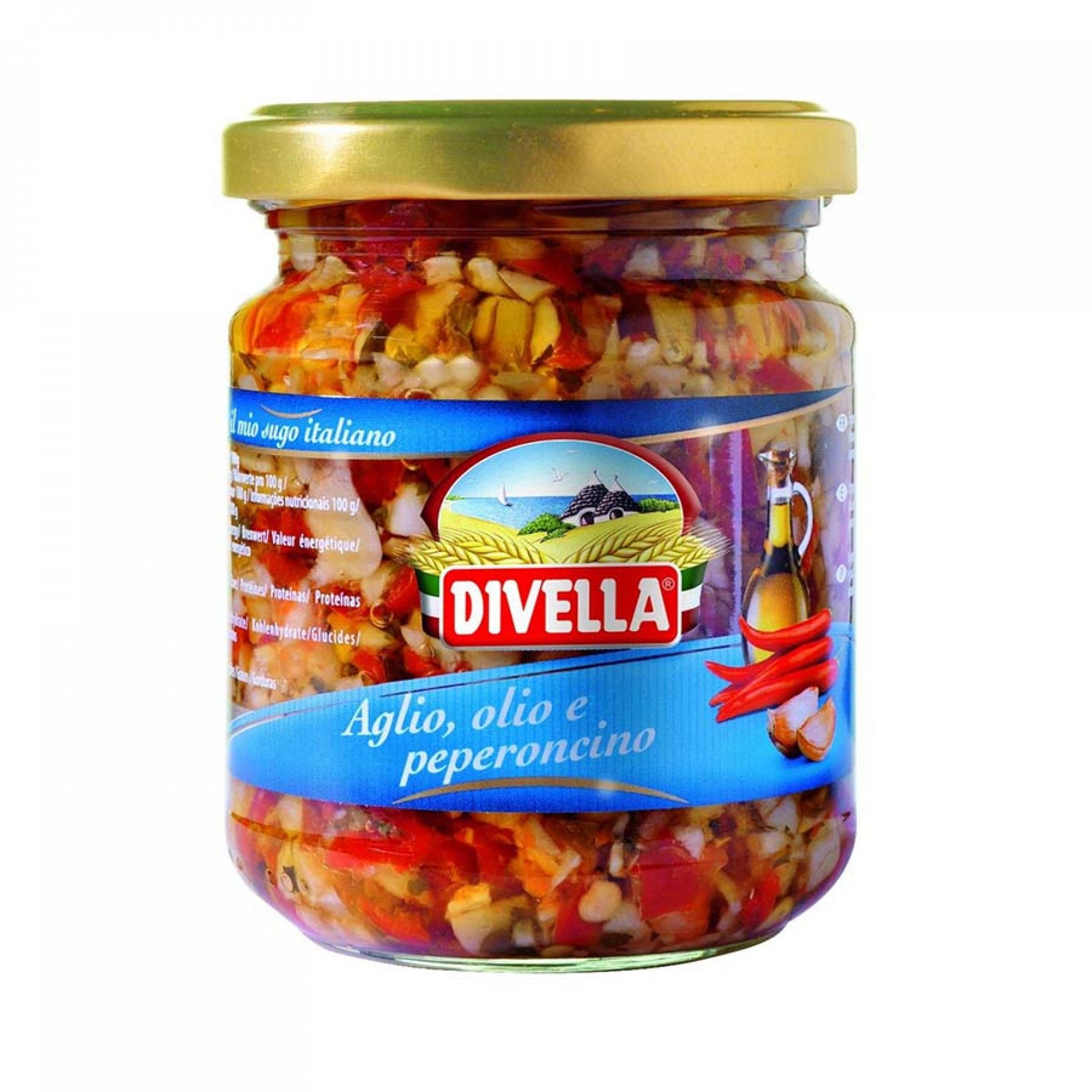 Divella Sugo Aglio, Olio e Peperoncino 190g
