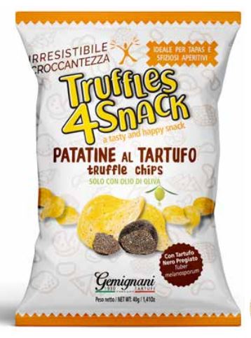 Gemignani Patatine al Tartufo Truffles 4 Snack 40g