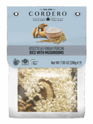 Cordero Risotto con Funghi Porcini 200g