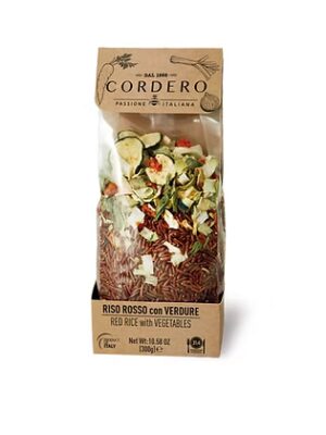 Cordero Riso Rosso con Verdure 300g