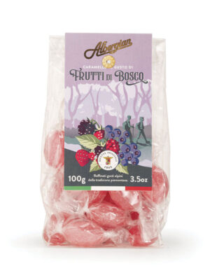 Albergian Caramelle al Gusto di Frutti di Bosco 100g